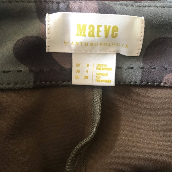 NWT. Anthropologie Leopard Sueded Slim Pants sz 4 - Picture 11 of 12